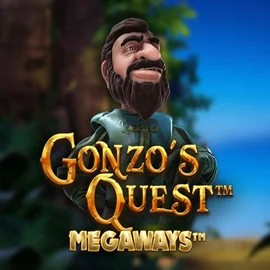 Gonzo's Quest Megaways by Red Tiger Gaming, showcased at betpandaa.com – game logo