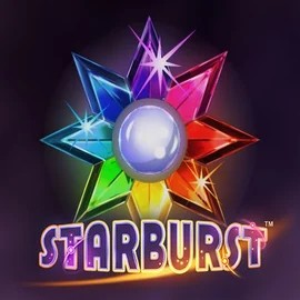 Starburst logo – Slots by NetEnt at BetPanda Casino